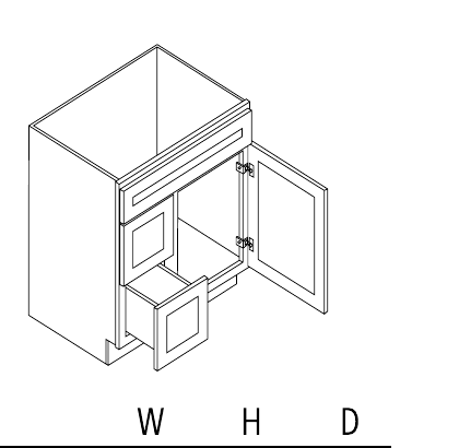 Vanity combinations cabinet schematic